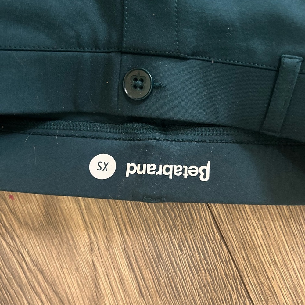 Betabrand Black Straight Leg Pants with Quality Stitching